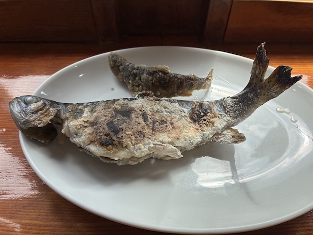 塩焼きと唐揚げ